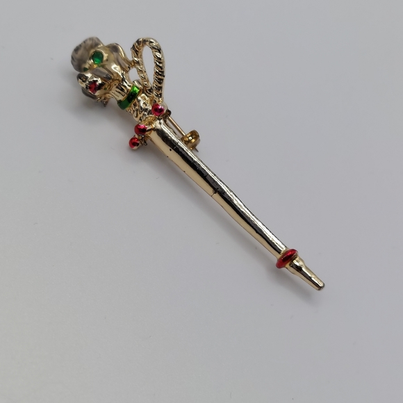 Vintage Enamel &Rhinestone Eyes Poodle Brooch. - Picture 12 of 12